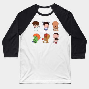 Street Fighter Babies Baseball T-Shirt